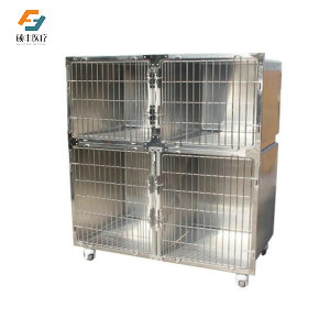 不鏽鋼寵物（wù）幹式籠（無網無盤）