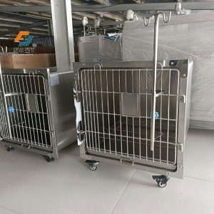單個不（bú）鏽鋼寵物貓籠狗籠